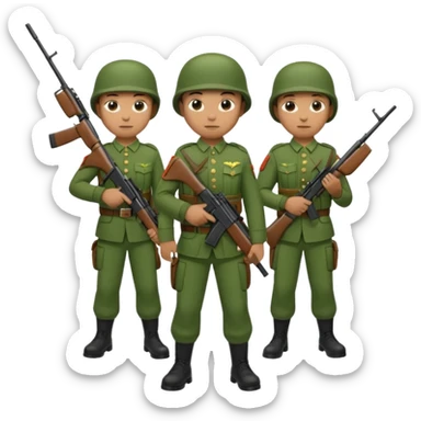 army squad sticker