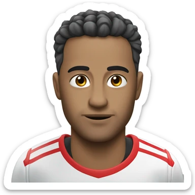 Calciatore che calcia la palla sticker