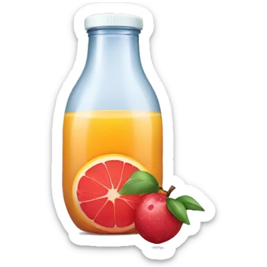 fruit juice sticker