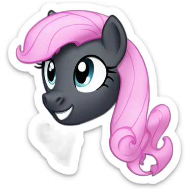 my little pony dark sticker