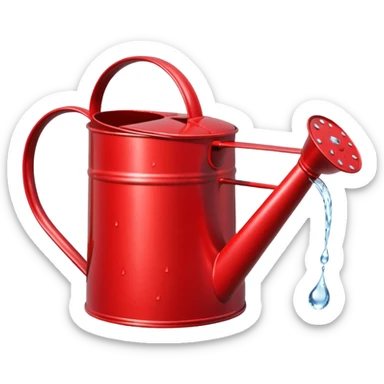 red Watering Can sticker