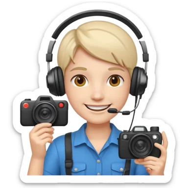 vlogger sticker