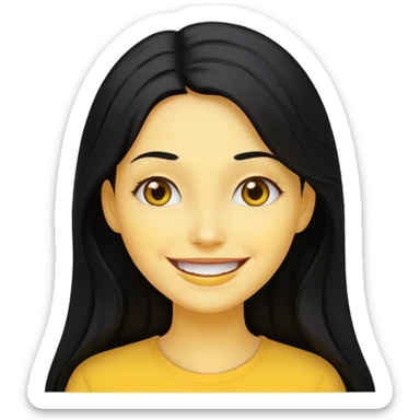 Nake the yellow woman from WhatsApp sticker
