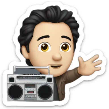 john-cusack-holding-boombox-overhead sticker