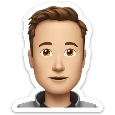 Elon Musk space Karen sticker