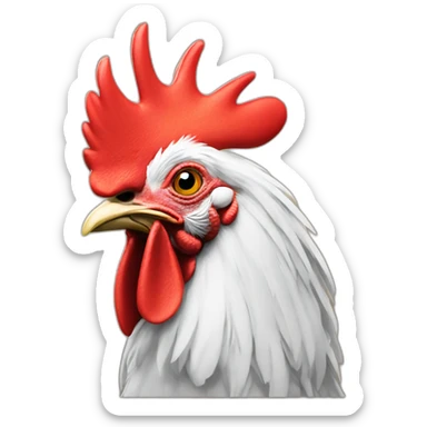 Brahma rooster sticker