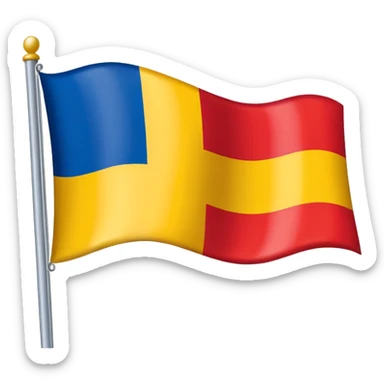 drapeau de la Normandie région sticker