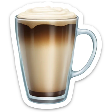 raf coffee in a glass cup sticker