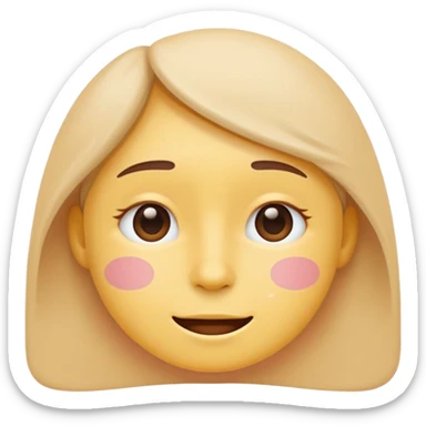 minimal flat emoji style,
soft rounded shapes,
gentle facial expression,
no sharp edges,
no exaggerated cartoon emotion,
pastel color palette,
slightly desaturated,
modern health app aesthetic,
high emotional clarity,
no text, no background,
transparent background,
1:1 square,
SVG / vector friendly sticker