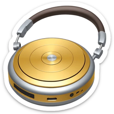 circular walkman sticker