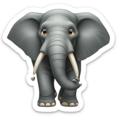 angry-elephant sticker