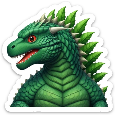 Godzilla sticker