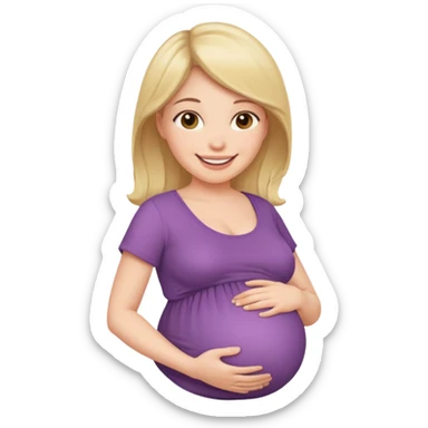 pregnant women sticker