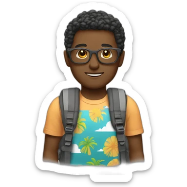 endless summer vacation sticker