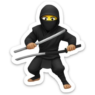 shredded ninja sticker