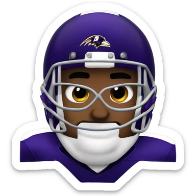 Baltimore Ravens Fan sticker