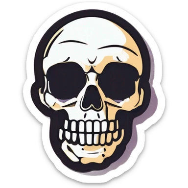 skeleton sticker