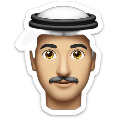 Make an emoji for Prince Dr. Faisal bin Mishaal bin Saud bin Abdulaziz  sticker