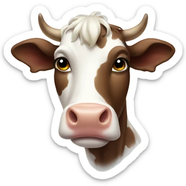 Cow sticker