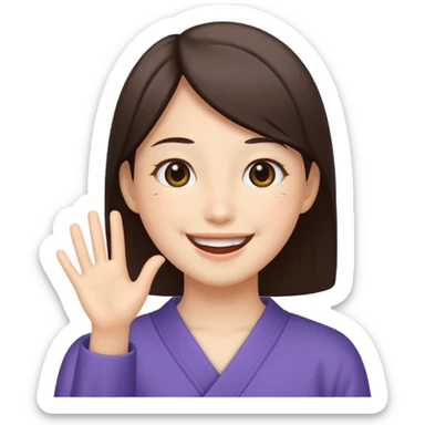 Ich fühle mich heute sehr glücklich,weil meine Schwester aus Japan kommt. sticker