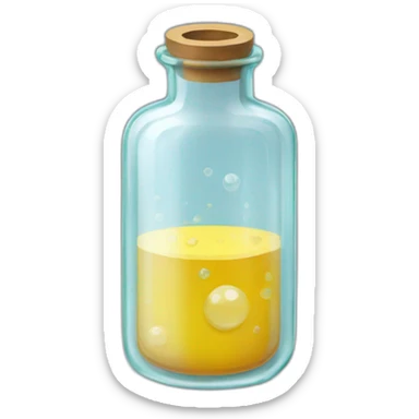 glass vial sticker