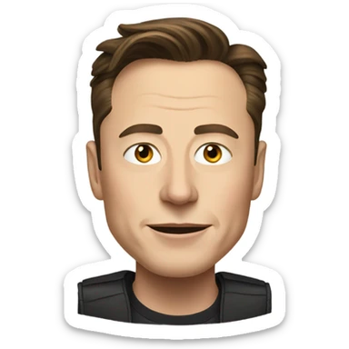 elon musk sticker