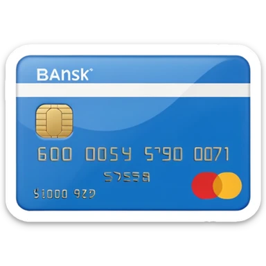 Bank card sticker