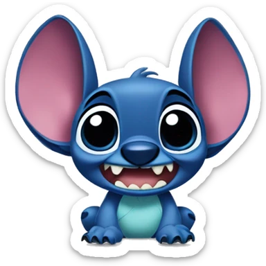 Stitch from lilo and stitch sticker
