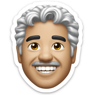 maradona smile sticker