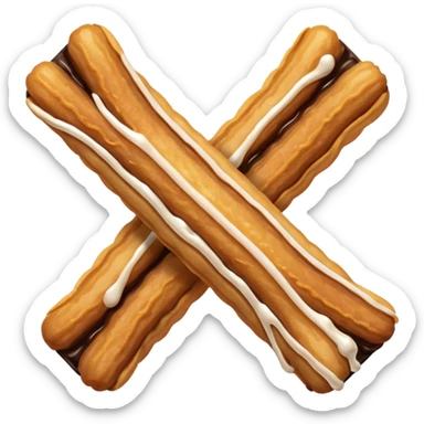 black churros sticker