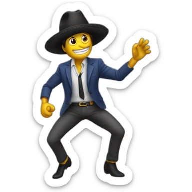 Hombre araña bailando sticker