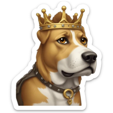 Bad King Dog sticker