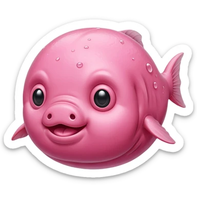 blobfish sticker