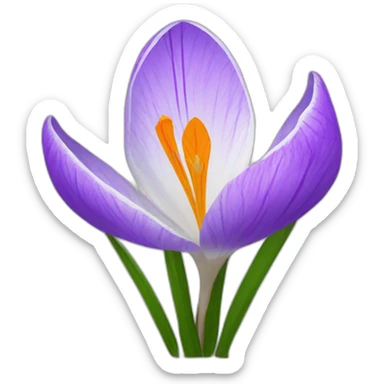 crocus sticker