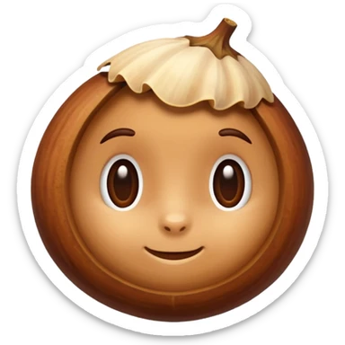 hazelnut sticker