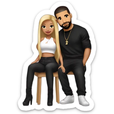 Drake and Nicki sticker