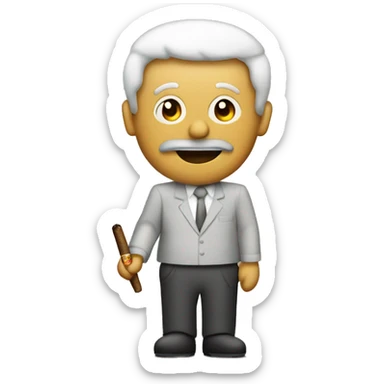 Cigarro electrónico con un marciano  sticker