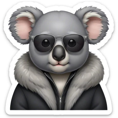 Matrix koala sticker