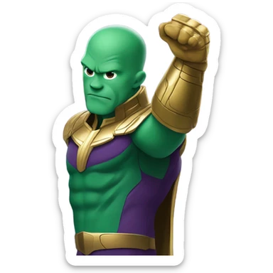 Thanos from squid games sticker