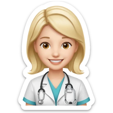 Emoji da enfermagem sticker