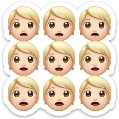 Create anime-inspired emoji faces in a soft Genshin Impact–style.
Expressive glossy eyes, smooth clean linework.
Moods: happy, shocked, crying, angry, smug, excited.
Pastel colors with soft glow.
Clear at small sizes, transparent background. sticker