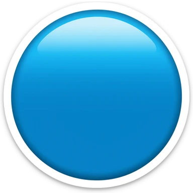 Only blue colour image sticker