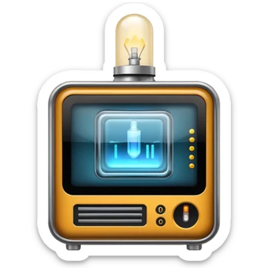 vacuum tube computer  sticker