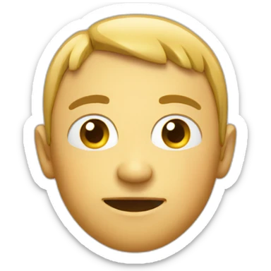 a pin with a rough round head sticker