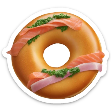 lox bagel sticker