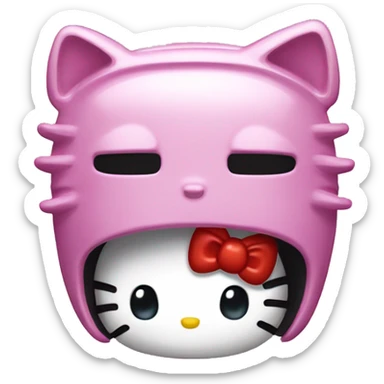 Hello-kitty hello-kitty mad sticker