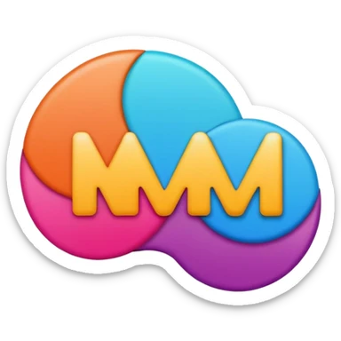 logo with bold and clear text 'SM CORPRATION', modern and friendly business brand style sticker