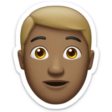 caca dans asiette sticker