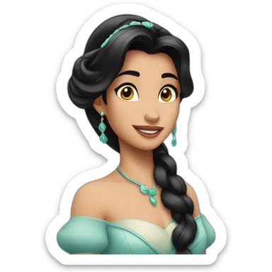 disney jasmine sticker