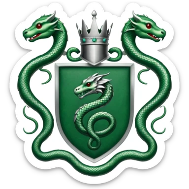 Malfoy manor coat of arms sticker